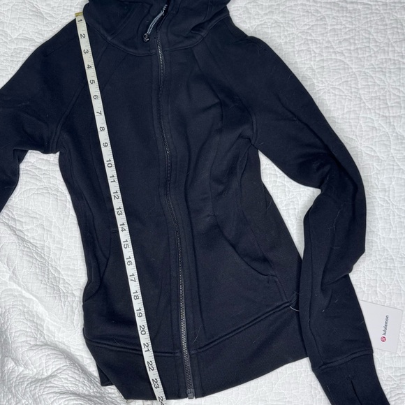 Lululemon Scuba Full Zip Hoodie Black NWT NEW size 0 - Picture 12 of 15